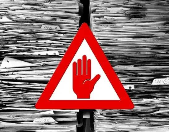 stop paper files
